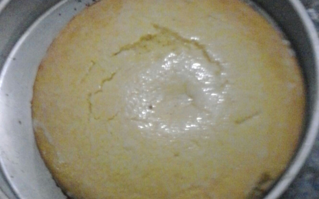 Bolo de fubá cremoso