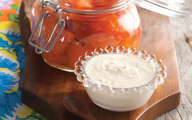 Doce de abóbora com requeijão e gengibre