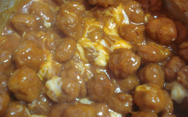 Almôndegas de frango