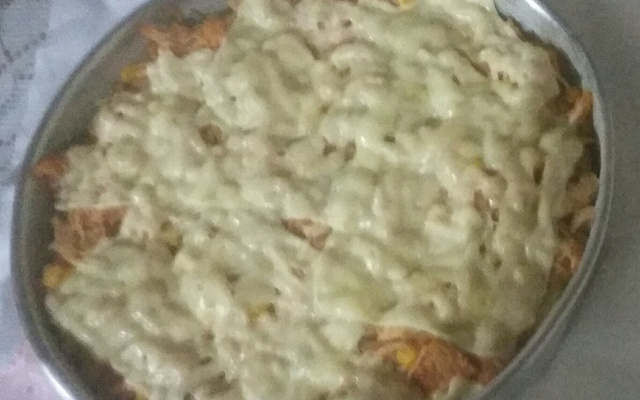 Pizza rápida de liquidificador