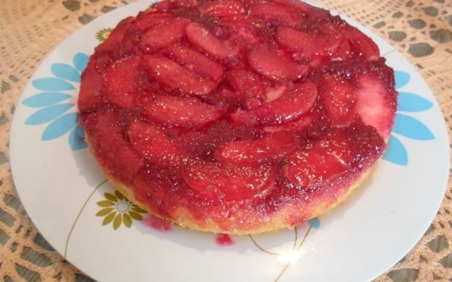 Bolo maçã do amor