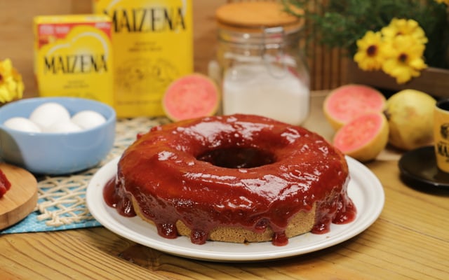 Bolo de fubá fofinho