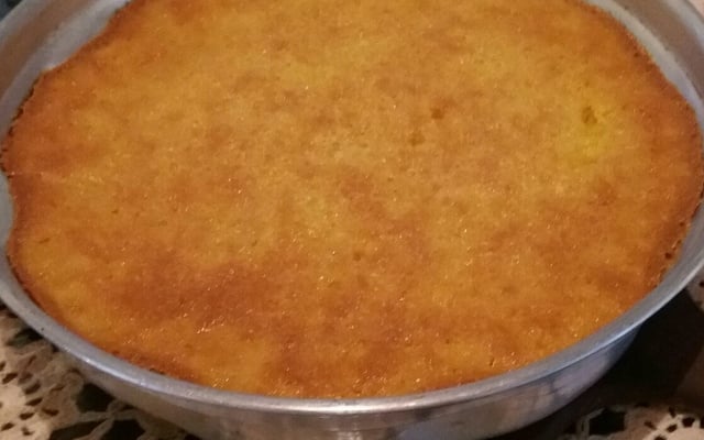 Bolo de milho com queijo