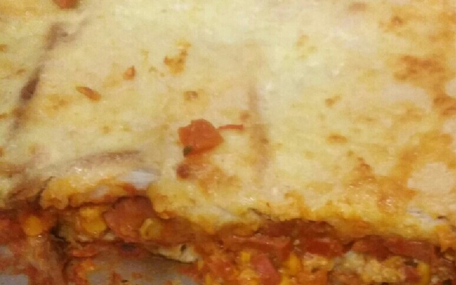 Cachorro-quente de pão de forma ao forno