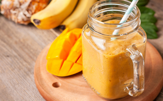 Smoothie de manga da Lu