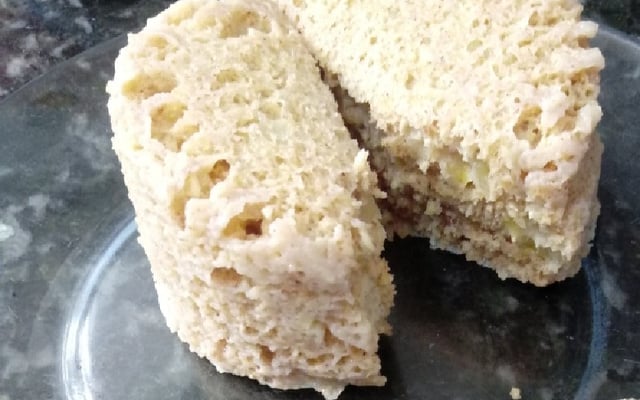 Bolo de caneca sem gluten