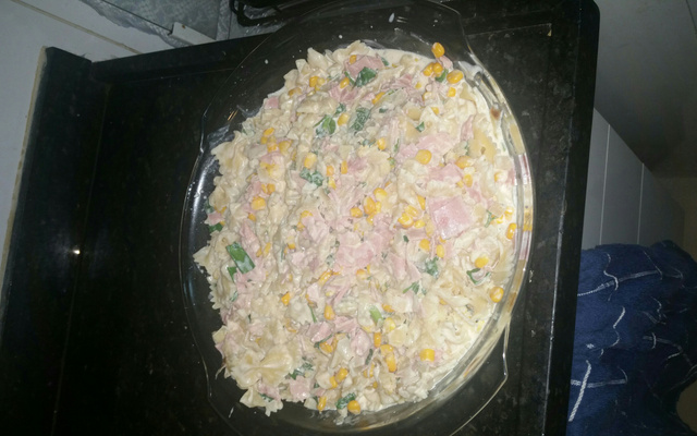 Macarrão gravatinha delicioso