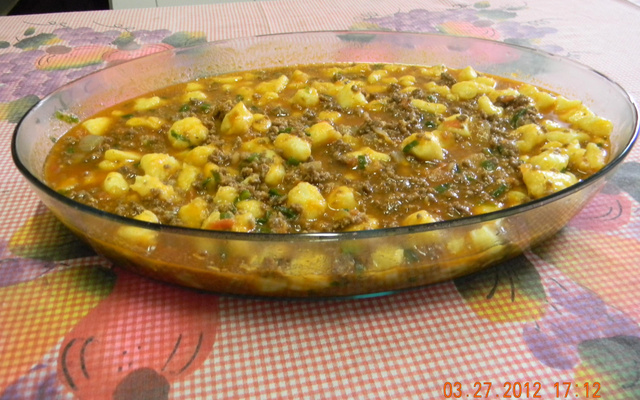 Nhoque de aipim (mandioca ou macaxeira)