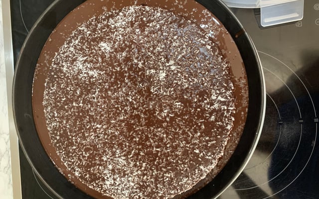 Torta especial de chocolate para a páscoa