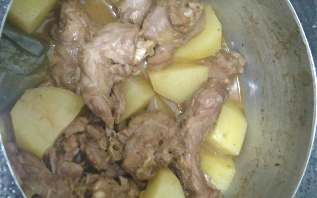 Pescoço de Peru com Batata