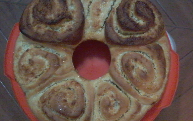 Flor de coco deliciosa (tipo rosquinha)