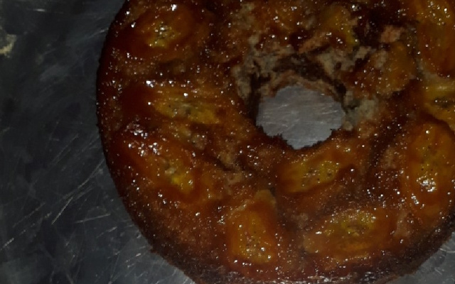 Bolo de banana sem ovos