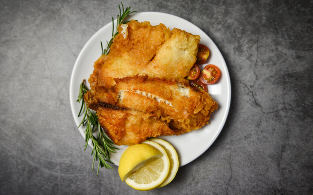 Filé de tilápia frito simples