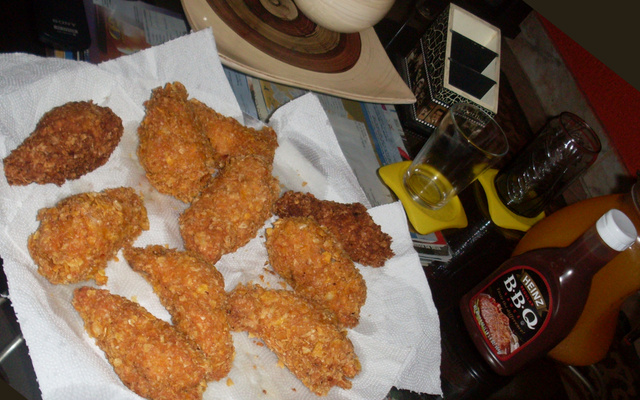 Frango empanado super crocante