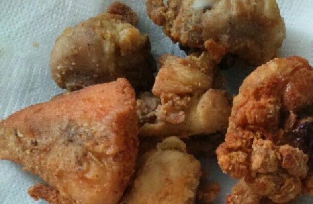 Frango à passarinho milanesa