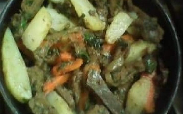 Fígado na mistura completa