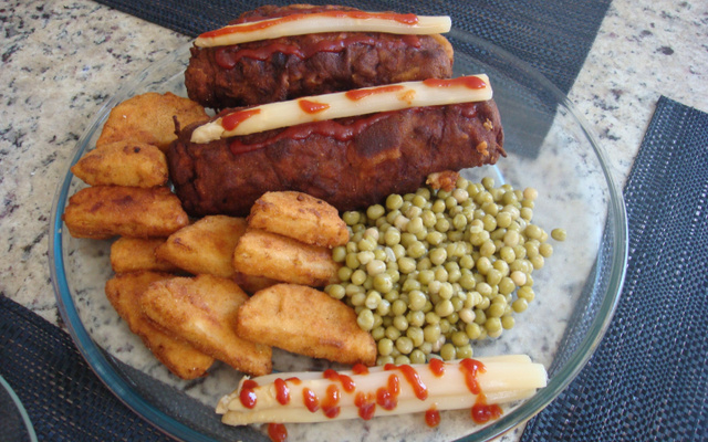 Filé de frango à Cordon Bleu