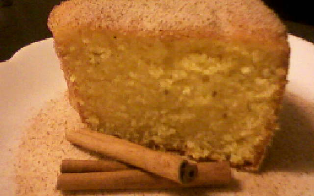 Pão-de-ló de fubá