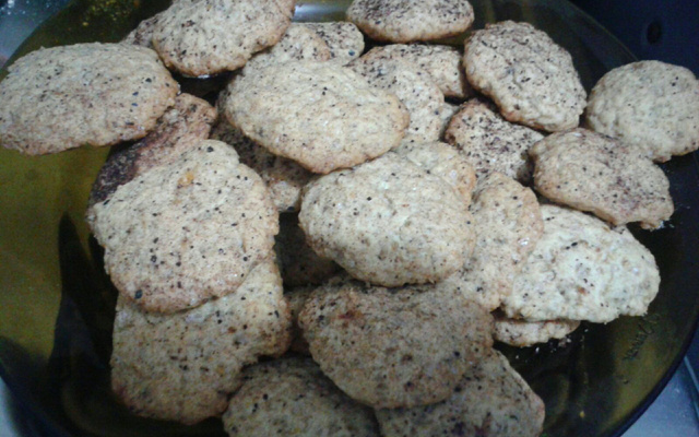 Biscoito integral de aveia e banana