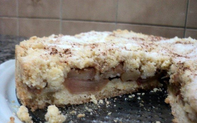 Cuca fácil de maçã