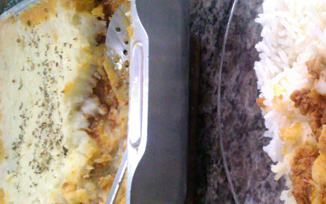 Escondidinho de carne moída