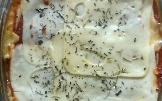 Purê de batata com requeijão gratinado