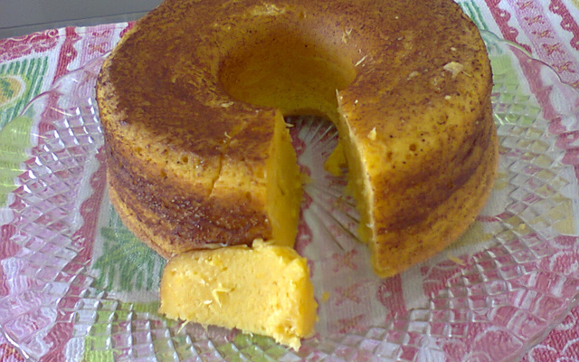Bolo de milho da Zelda