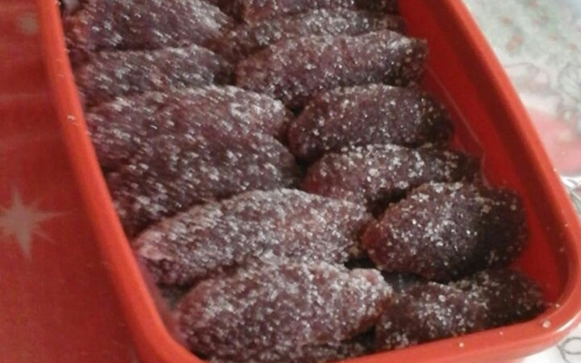 Doce de banana com gelatina de morango