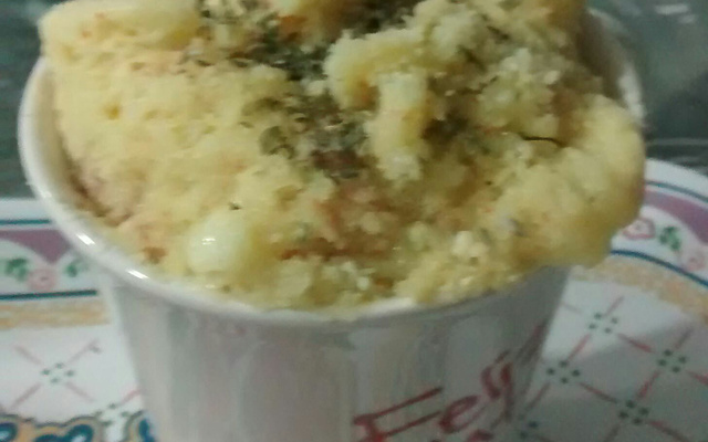 Torta salgada de microondas