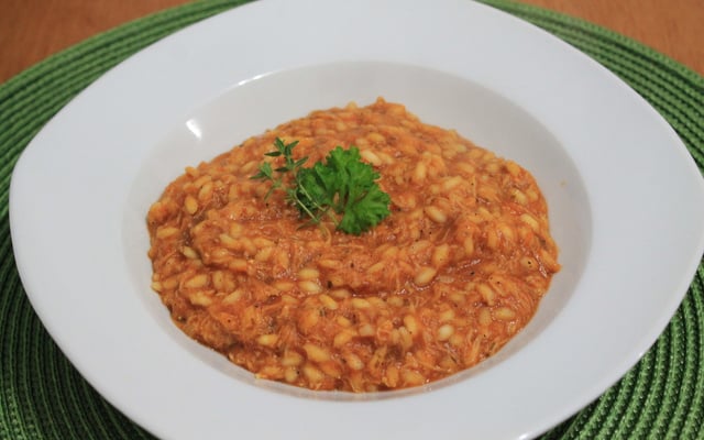 Risoto de frango