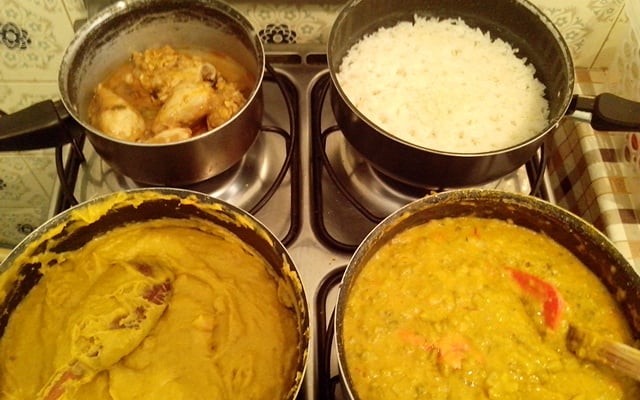 Acarajé, vatapá e caruru