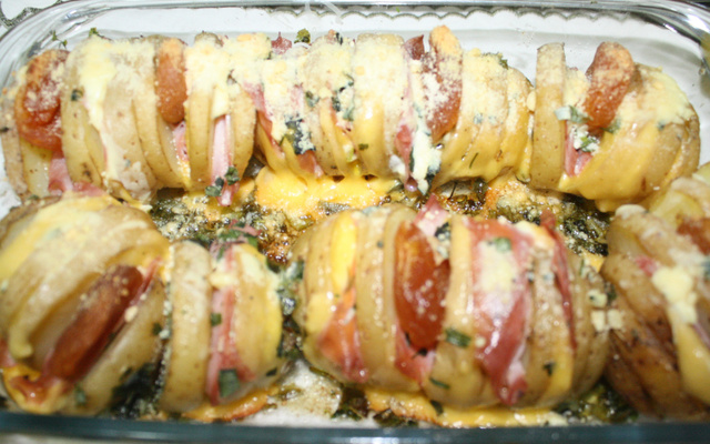 Batatas Hasselback