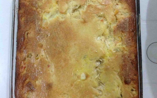 Torta de frango com palmito