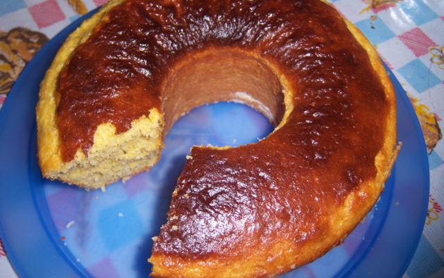 Bolo de milho (parece pudim)