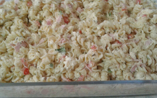 Macarrão pizza da Íris