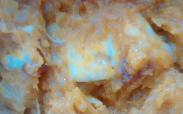 Purê de abóbora cabotiá