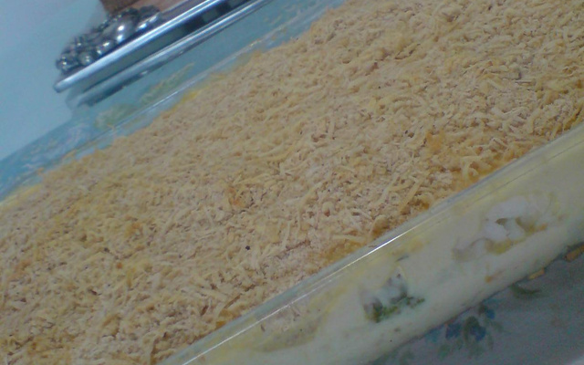 Creme de queijo com arroz