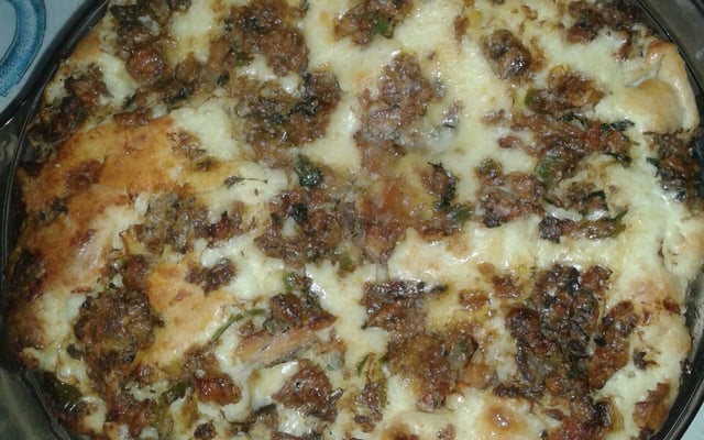 Bolo salgado de liquidificador