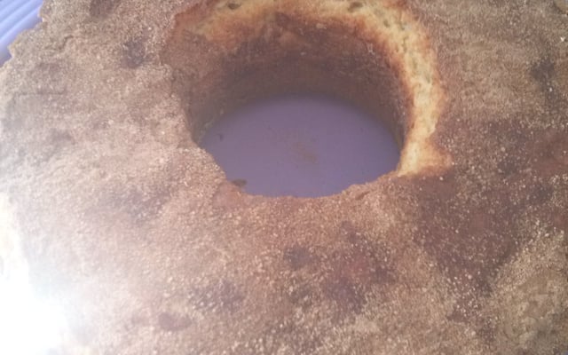 Bolo de maçã com canela