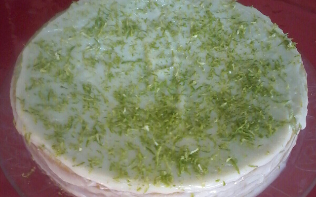 Bolo de limão de padaria