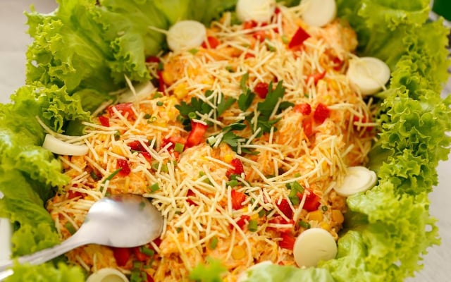 Salpicão de frango para festas