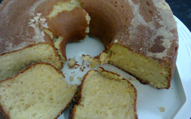 Bolo de farinha de milho