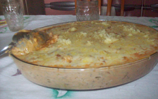 Lasanha de parafuso vapt vupt