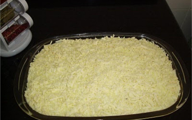 Abóbora cozida no requeijão - jantar super rápido