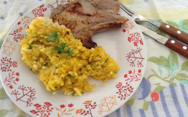 Risoto de abóbora cabotiá