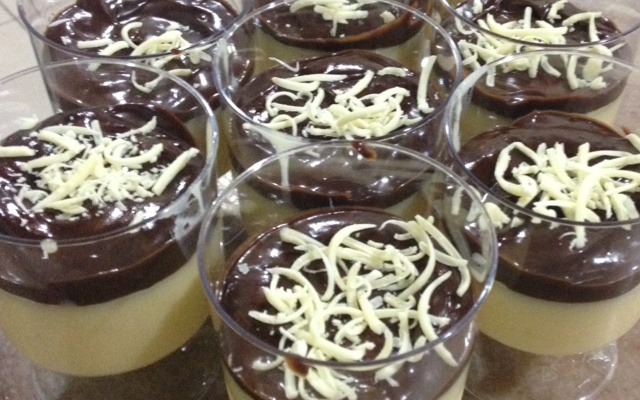 Escondidinho de leite ninho com nutella