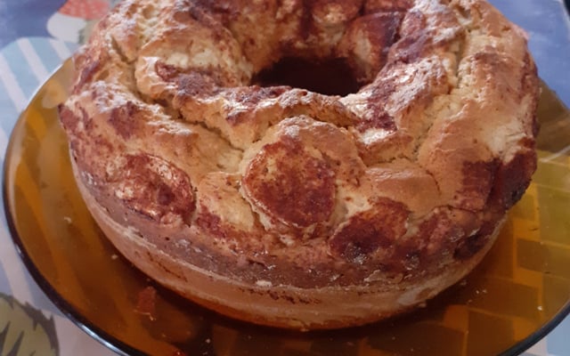 Bolo de banana diet de liquidificador