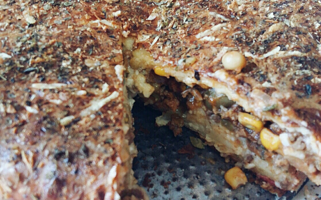 Torta salgada de carne