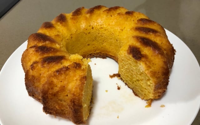 Bolo do Lu - Iogurte com farinha de coco