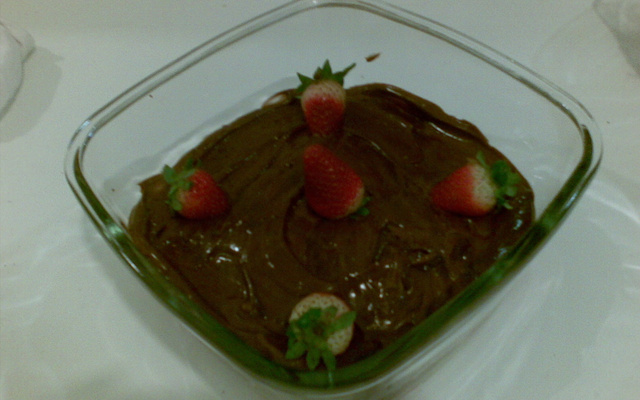 Bombom aberto especial de morango